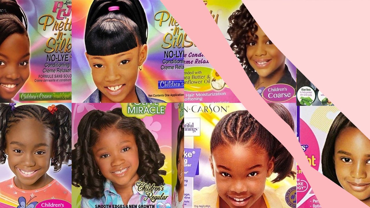 These old-school relaxer boxes are reminding Black ’90s babies just how far we went to straighten our curls